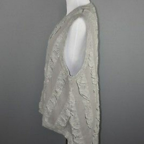 Kerisma Grey Animal Striped Crew Neck Sweater - Picture 3 of 5